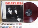 The Beatles / Meet The Beatles   RED WAX Rare Japan Orig. 1964 Odeon LP w/OBI