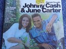 JOHNNY CASH & JUNE CARTER   CARRYIN' ON WITH   LP SHRINK PRICE 1967   EX/EX