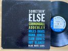 Cannonball Adderley - Somethin Else (Blue Note BLP 1595) 1959 Mono RVG 