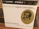 RCA LIVING STEREO LSC 1992 BEETHOVEN VIOLIN CONCERTO HEIFETZ MUNCH 9S/7S TAS
