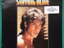 Bee Gees STAYING ALIVE Film Soundtrack LP Frank Sylvester Stallone John Travolta