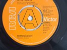 Elvis Presley UK DEMO single Burning Love RCA 2267 EX