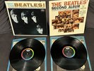 2 Vintage Beatles Vinyl Mono LPs Meet the Beatles and The Beatles Second Album 