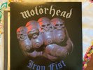 MOTORHEAD Iron Fist LP ©℗1982 Polygram Records, Inc. / Mercury SRM-1-4042 Bronze