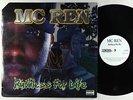 MC Ren - Ruthless For Life LP - Ruthless VG++ Autograph
