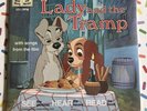 WALT DISNEY See, Hear, Read 33 1/3 rpm Lady and  the Tramp Book & Record Sealed