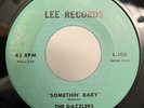 THE DAZZLERS Somethin' Baby Gee Whiz L-100 Lee Records 1958 VG+ Rare Rockabilly