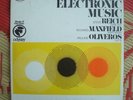 NEW SOUNDS ELECTRONIC MUSIC  RECORD LP STEVE REICH  MAXFIELD OLIVEROS