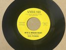 Soul Pushers 1969 45 With A Broken Heart / Sunshine On A Blue Day AMBUSH M- HEAR