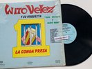 WITO VELEZ y ORQUESTA La Conga Presa 1985 SERVAL PUERTO RICO LP Guaguanco RARE