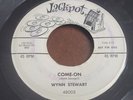 WYNN STEWART Come-On ORIG ROCKABILLY MONSTER 45 JACKPOT PROMO School Bus HEAR IT