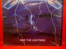 Metallica RIDE THE LIGHTNING Vinyl Early Pressing IN SHRINK 60396-1 VG+ (1990).