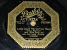 78 RPM Little David Play on Your Harp Pathe 022084 Noble Sissie spiritual song