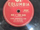 78 RPM Back O Town Blues Mack the Knife Louis Armstrong Columbia 40587
