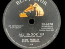 Elvis Presley – All Shook Up, Rockaway pressing, Shellac, 10
