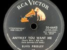 Elvis Presley – Love Me Tender / Anyway You Want Me, Shellac, 78 RPM, US, 1956