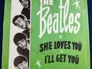 The Beatles She Loves You Norway Orig'63 Parlophone R5055 Green Sleeve 7