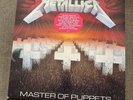 METALLICA MASTER OF PUPPETS LP 1986 WHITE LABEL PROMO   HYPE STICKER