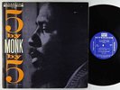Thelonious Monk - Five By Monk By Five LP - Riverside - RLP 12-305 Mono DG