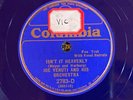 Columbia 2783D Joe Venuti Orch ISN'T IT HEAVENLY  1933 78rpm E+ JAZZ