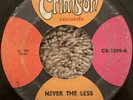 RARE NORTHERN SOUL 45 - LEE ANDREWS AND THE HEARTS - NEVER THE LESS - CRIMSON