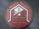 Tango Manuel Pizarro Valencia Segundo French 78RPM Salabert 1007
