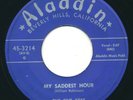 FIVE KEYS - My Saddest Hour / Oh  Babe  - ALADDIN - Doo Wop R&B 45