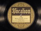 78 RPM -- Fess Williams' Royal Flush Orchestra , Vocalion 1054, E Jazz