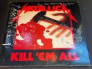 METALLICA Kill 'Em All  MRI 069 First Ed. Vinyl LP-Signed by  4 Members w/COA