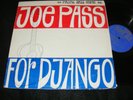 Guitar Jazz Essential JOE PASS FOR DJANGO 1964 LP Pacific Jazz Stereo Original