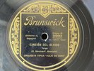 78 RPM JULIO DE CARO - Cancion del olvido - Narcisso negro BRUNSWICK 500045