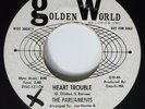 Northern Soul 45 PARLIAMENTS Heart Trouble GOLDEN WORLD PROMO HEAR