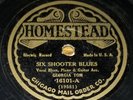 78 RPM Six Shooter Blues Homestead 16101 Georgia Tom Big Bill Broonzy