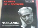ARTURO TOSCANINI - BRAHMS - LE QUATTRO SINFONIE 3 LP + LIBRETTO E BOX MINT