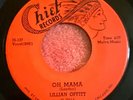 LILLIAN OFFITT 45 oh Mama / my man is a lover CHIEF Label C-7015 RARE BLUES Good