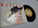 MADONNA autograph vinyl 7' LA ISLA BONITA signed live concert PARIS collectors