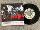 Sex Pistols Holidays in the Sun Italian pressing Reissue 7 inch Vinyl Black