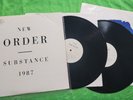 Rare 1987 Gold PROMO Embossed New Order Substance Ultrasonic Clean Blue Monday