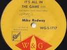 MIKE REDWAY 45: IT'S ALL IN THE GAME b/w LES CARLE - BY THE WAY AUSSIE W&G 1717
