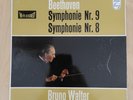 PHILIPS Hi-Fi Stereo 835542 835543 Beethoven Symphony 9 Bruno Walter 2LP EX+