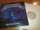 Metallica Ride the Lightning Vinyl Lp Original 1st Press 1984 Megaforce Records