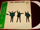 The Beatles HELP   Japanese RED colored vinyl LP Odeon OP-8151 stereo with OBI