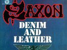 SAXON DENIM AND LEATHER NEW LP