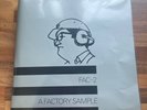FAC2 A FACTORY SAMPLE COMPLETE 5 STICKERS /2X VINYL 7