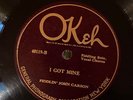 Okeh 40119 Fiddlin' John Carson I GOT MINE/ Cat Came Back COUNTRY 1924 EE+78 rpm