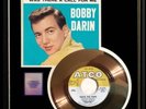 BOBBY DARIN MACK THE KNIFE 45 RPM GOLD RECORD RARE NON RIAA AWARD