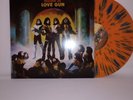 Kiss Love Gun WALMART Exclusive Tangerine Aqua Splatter Vinyl LP