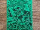 Pushead at Psychedelic Solution gallery NYC postcard flyer  mid 1990s?  RARE
