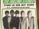 ROLLING STONES 45 TIME IS ON MY SIDE w/Picture Sleeve LON9708V Near Mint Vinyl