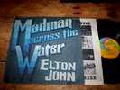 ELTON JOHN madman across the water ORIG 1971 U.S. gatefold UNI LP w/ booklet VG+